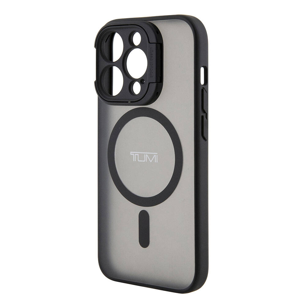 Apple iPhone 15 Pro Max Case TUMI Original Licensed M-safe Charging Feature Camera Stand Frosted Matte Cover Blue