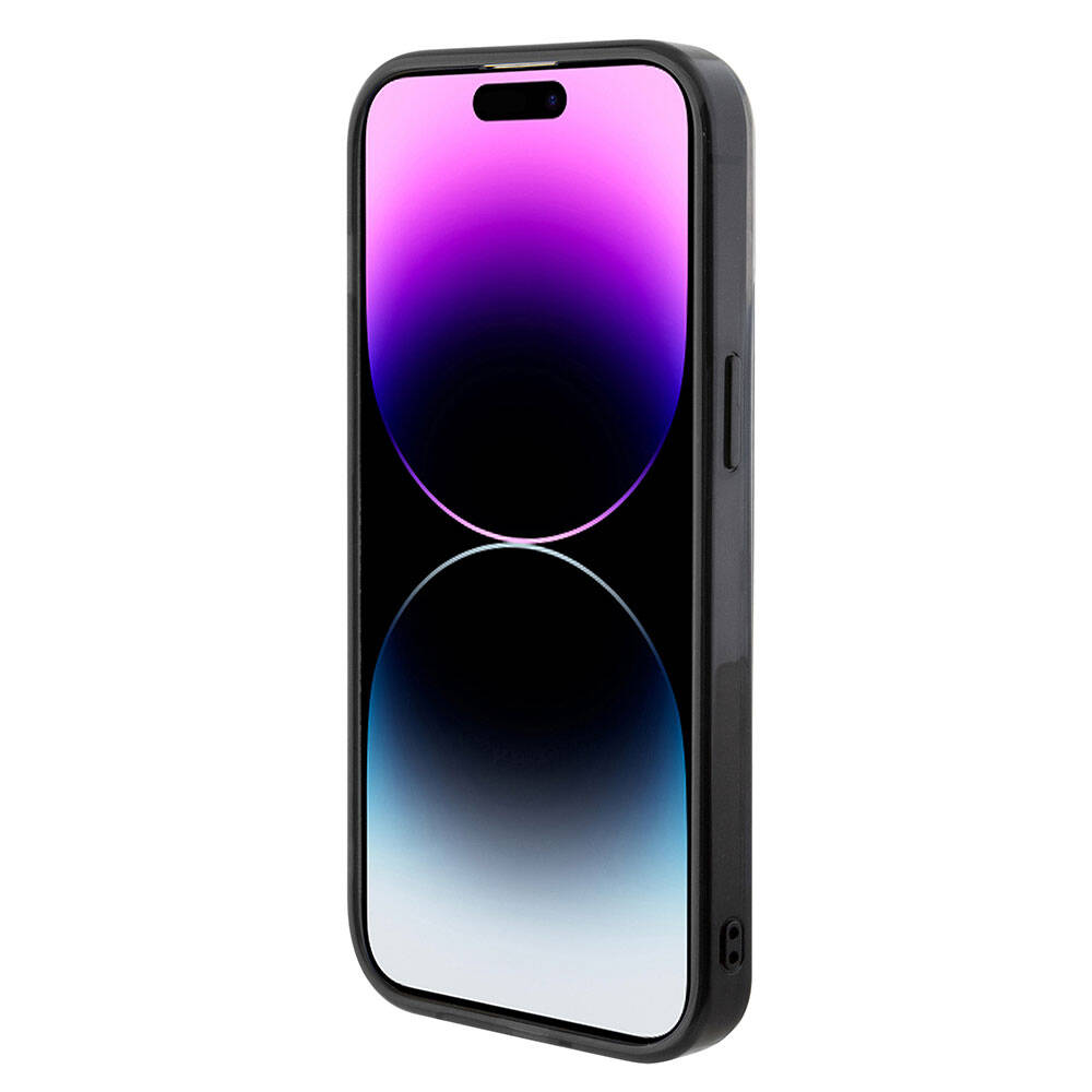 Apple iPhone 15 Pro Max Case TUMI Original Licensed M-safe Charging Feature PC TPU Dual Layer Camouflage Patterned Cover Blue