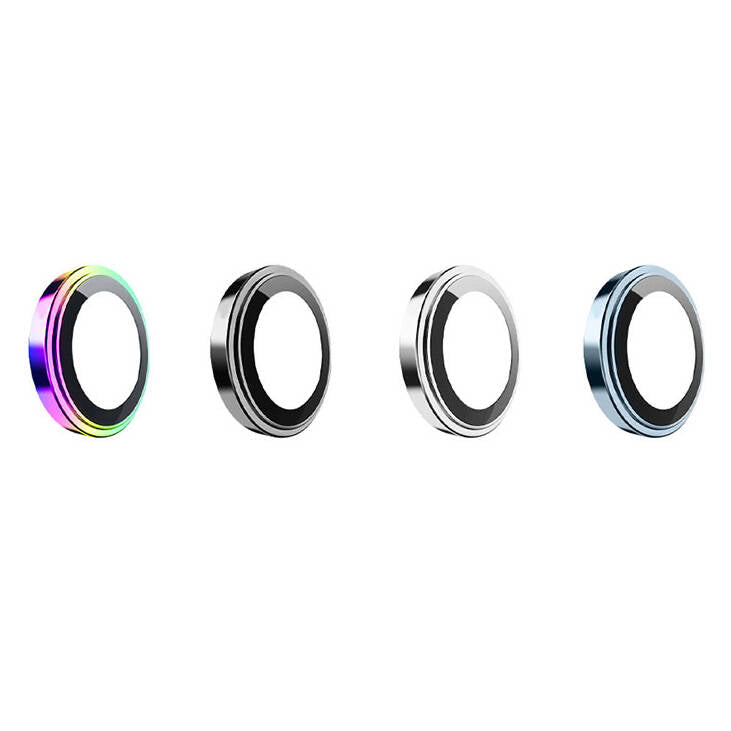 Apple iPhone 15 Pro Max Wiwu Lens Guard Metal Camera Lens Protector Colorful