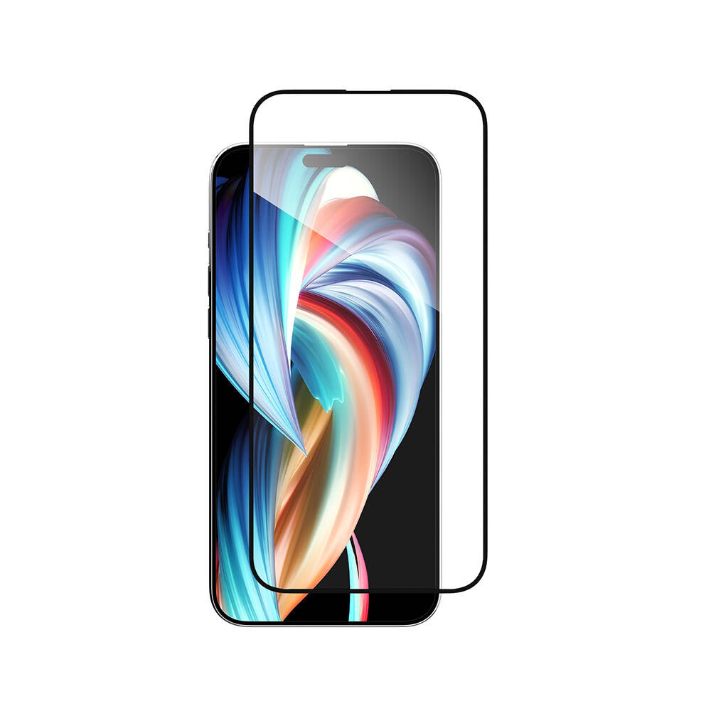 Apple iPhone 15 Pro Premium Temperli Ultra HD Lisanslı Switcheasy Glass 9H Cam Ekran Koruyucu Renksiz