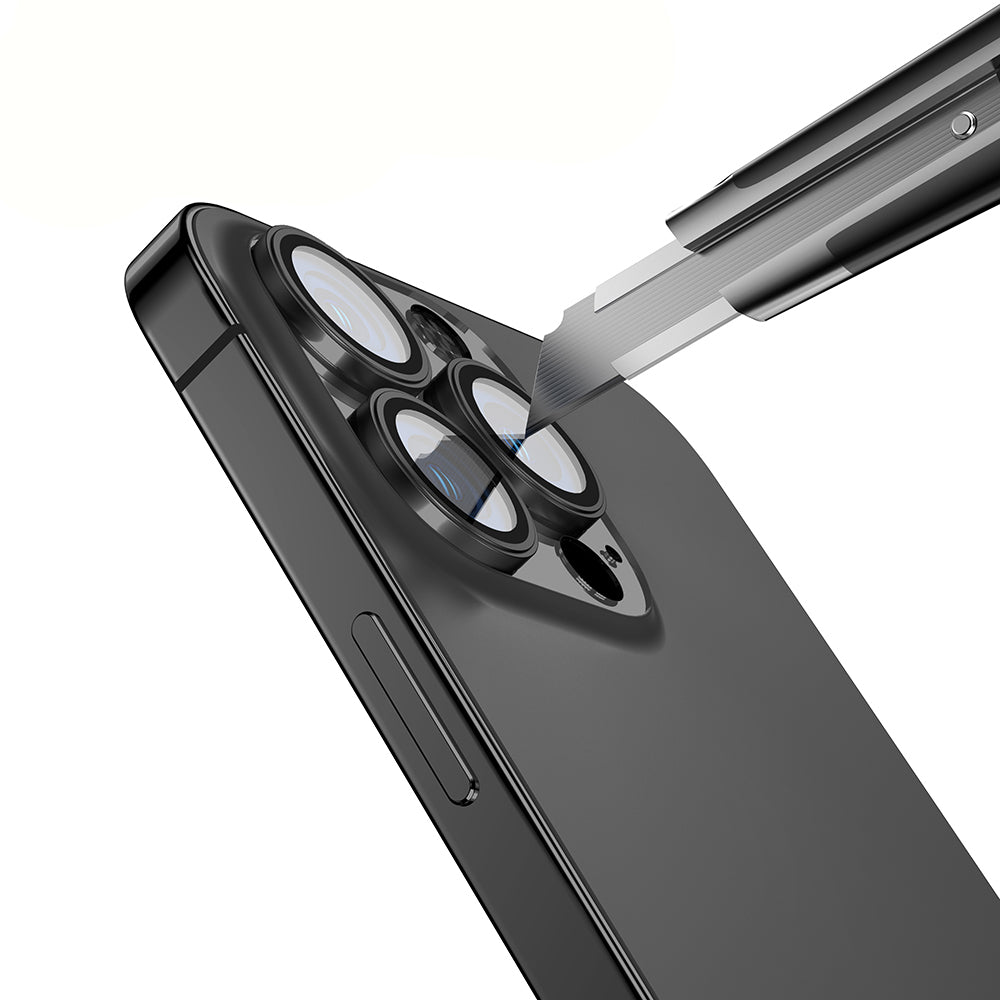Apple iPhone 15 Pro Zore Micro Camera Lens Protector Black