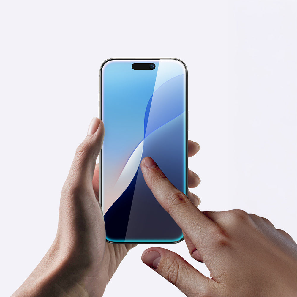 Apple iPhone 16 Amazingthing Radix Anti-Fingerprint Tempered Glass Screen Protector Black