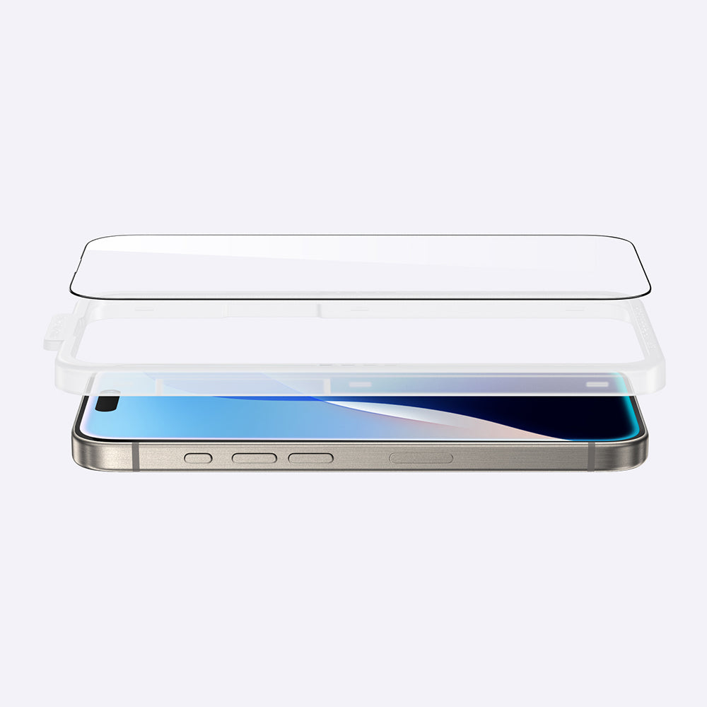 Apple iPhone 16 Amazingthing Radix Anti-Fingerprint Tempered Glass Screen Protector Black