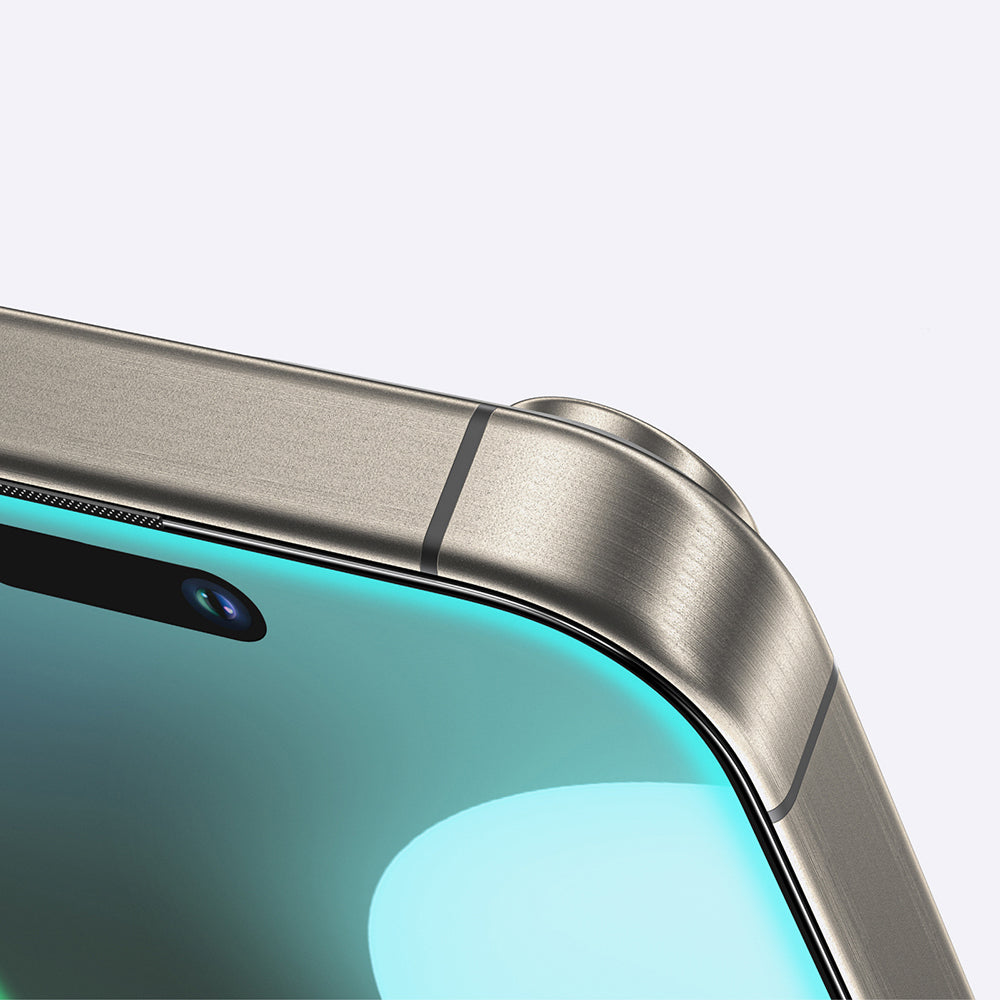 Apple iPhone 16 Amazingthing Titan Matte Fingerprint-Free Tempered Glass Screen Protector Black