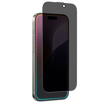 Apple iPhone 16 Amazingthing Titan Privacy Anti-Fingerprint Tempered Glass Screen Protector Black