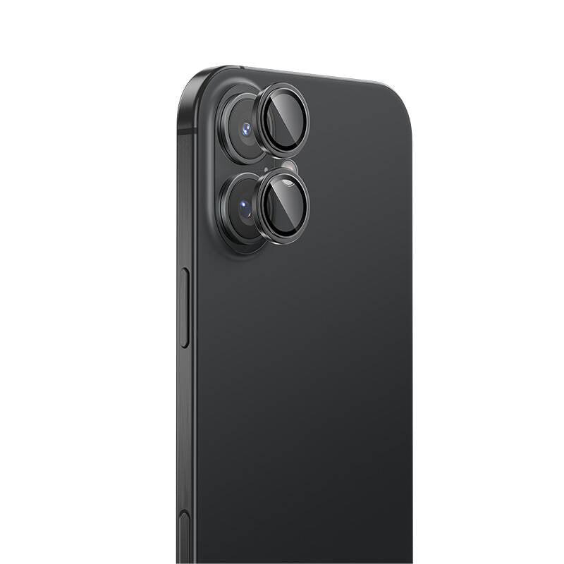 Apple iPhone 16 Benks DR Safir Kamera Lens Koruyucu Gümüş