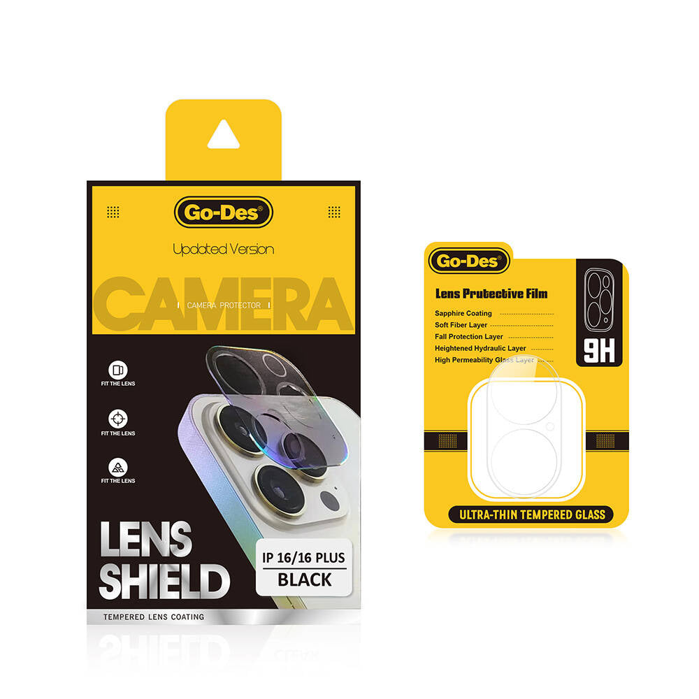 Apple iPhone 16 Go Des Lens Shield CL-17 Camera Lens Protector Transparent