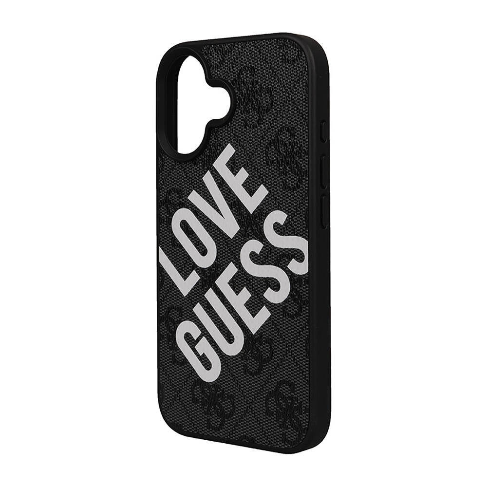 Apple iPhone 16 Case Guess Original Licensed Big Love Guess Cover Brown
