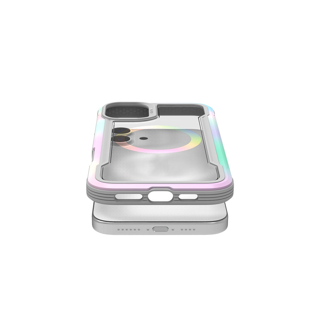 Apple iPhone 16 Case M-safe Charging Feature Airbag Raptic Shield 2.0 Series Transparent Back Cover Black