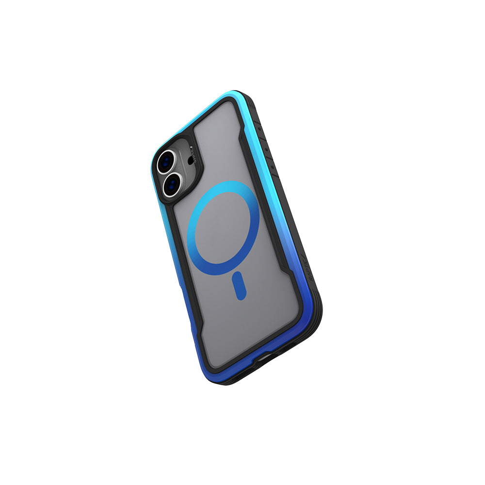 Apple iPhone 16 Kılıf M-safe Şarj Özellikli Airbagli Raptic Shield 2.0 Serisi Şeffaf Arka Yüzey Kapak Siyah