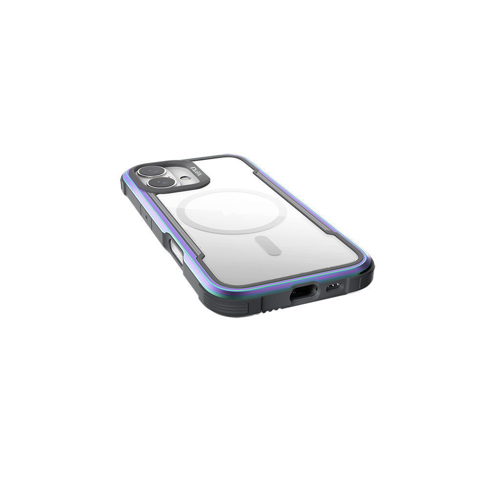 Apple iPhone 16 Case M-safe Charging Feature Airbag Raptic Shield Series Transparent Back Cover Colorful