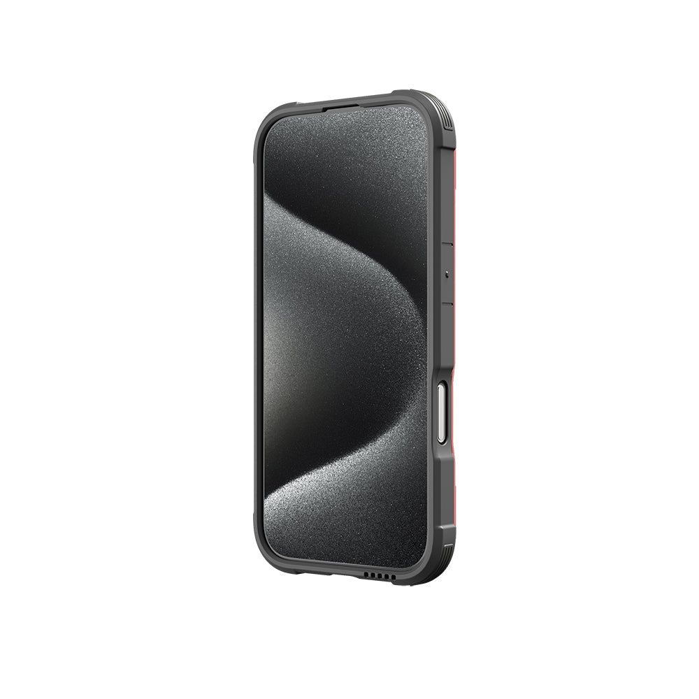 Apple iPhone 16 Case M-safe Charging Feature Airbag Raptic Shield Series Transparent Back Cover Colorful