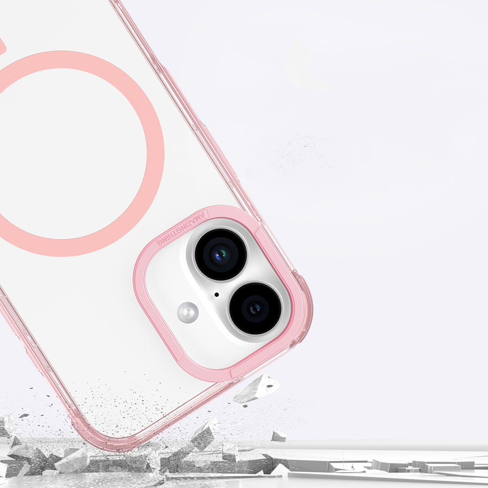 Apple iPhone 16 Case M-safe Charging Feature Amazingthing Omni Series Cover Pink