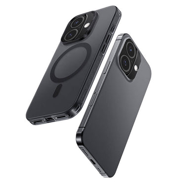 Apple iPhone 16 Kılıf M-safe Şarj Özellikli Benks Lucid Armor Kapak Siyah