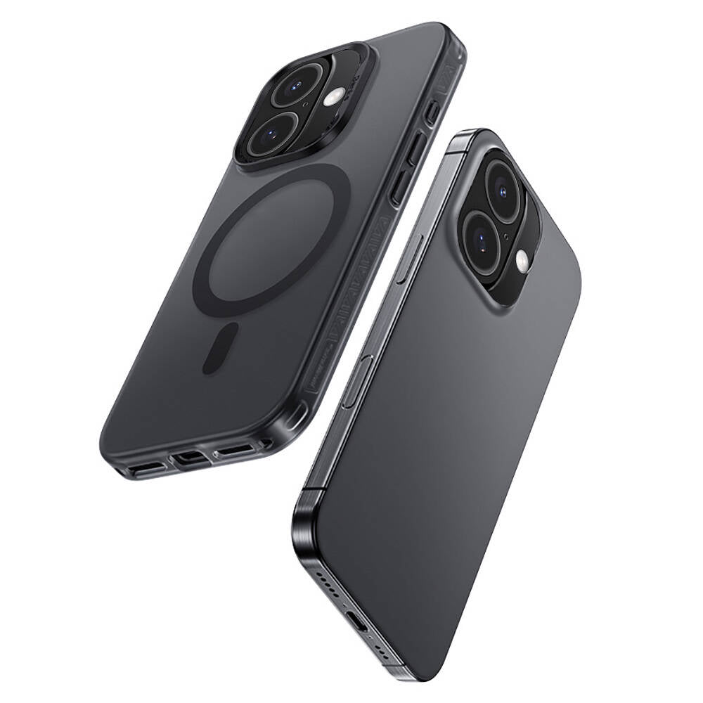 Apple iPhone 16 Case M-Safe Charging Feature Benks Lucid Armor Cover Titanium-Gray