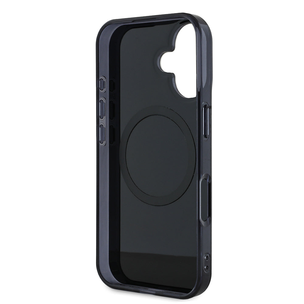 Apple iPhone 16 Case Redbull Original Licensed M-safe Charging Feature Dual Layer Hard PC Large Size MV Cover Navy Blue