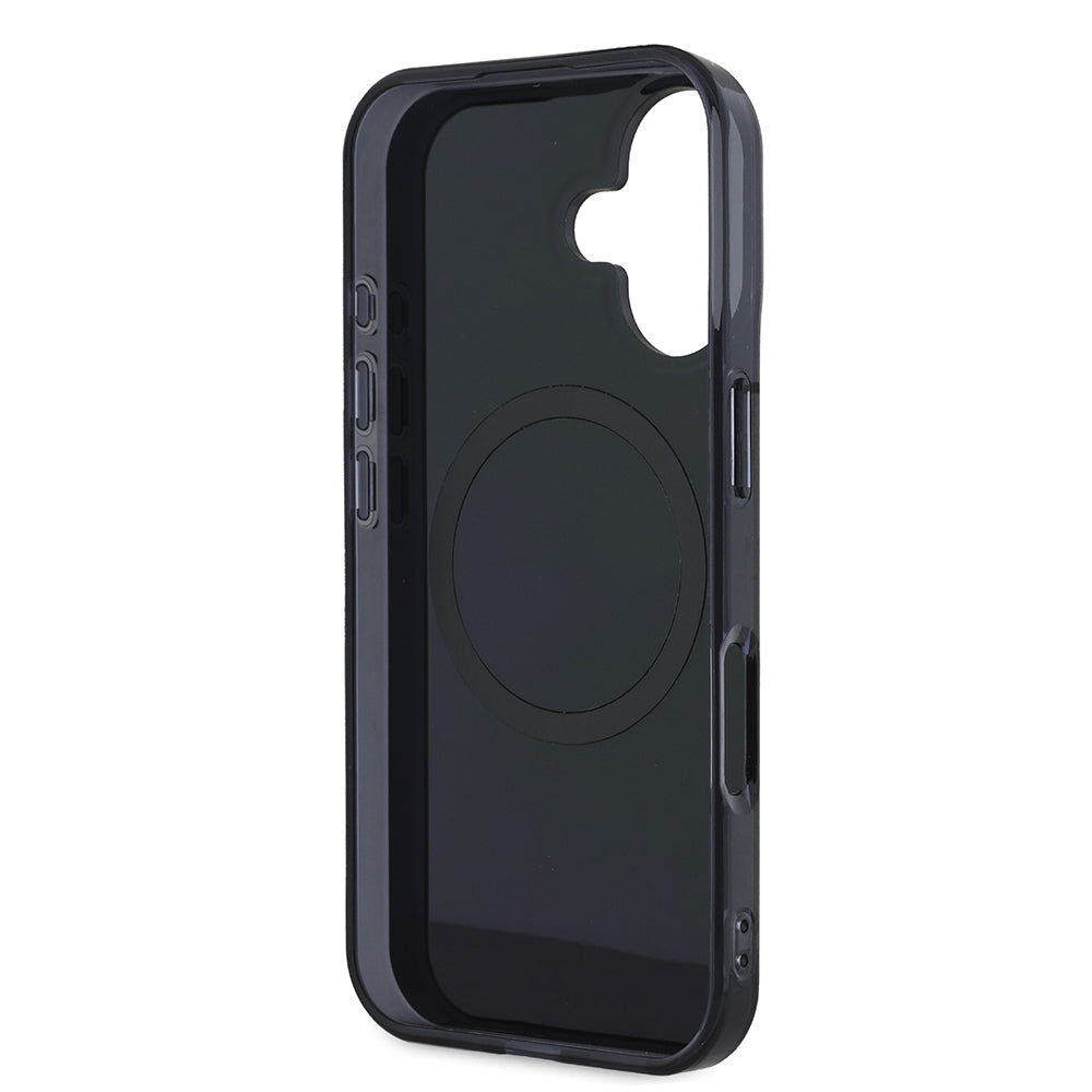Apple iPhone 16 Case Redbull Original Licensed M-Safe Charging Feature IML Double Bull Printed Hard PC Cover Navy Blue
