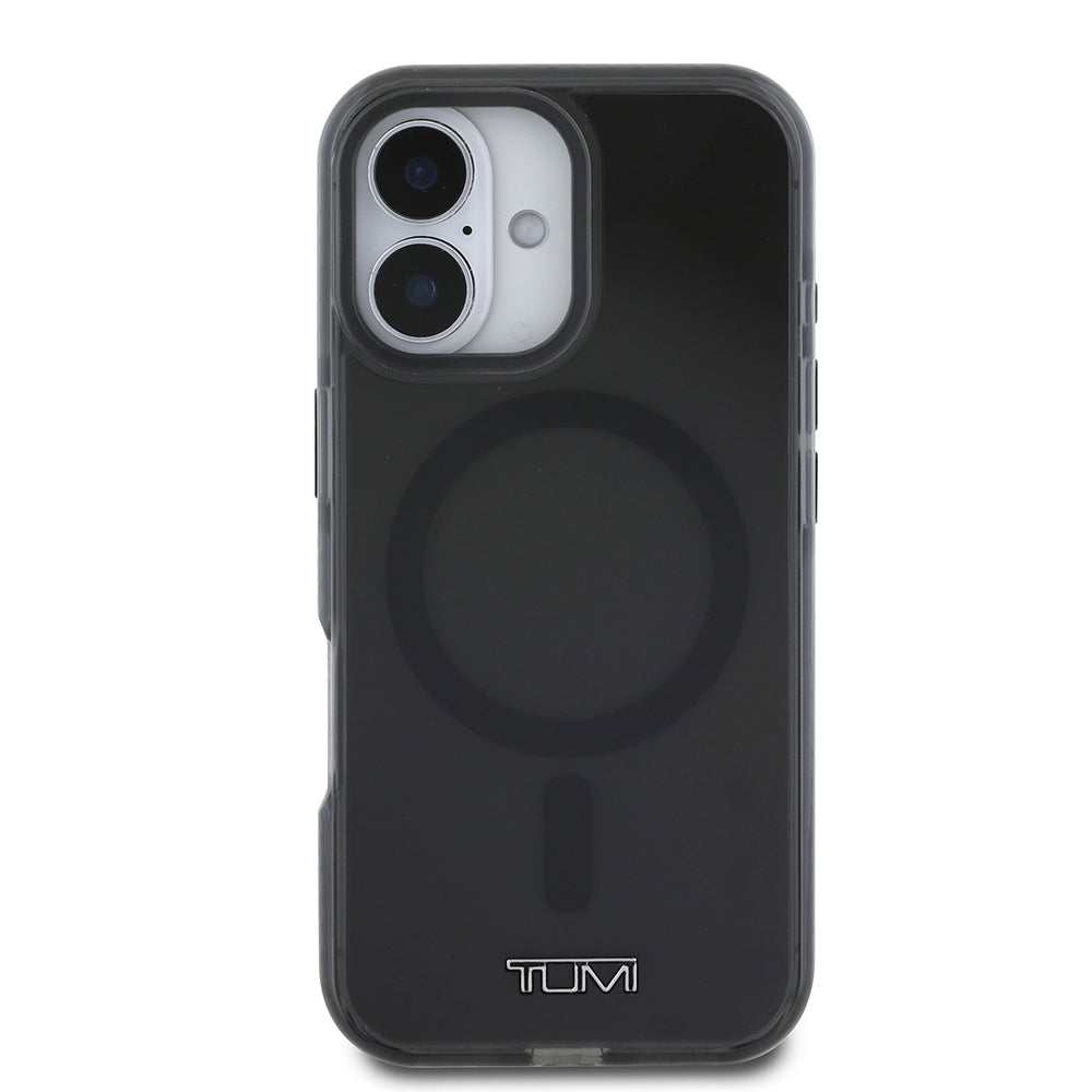 Apple iPhone 16 Case TUMI Original Licensed M-safe Charging Feature Airbag Transparent Cover Khaki