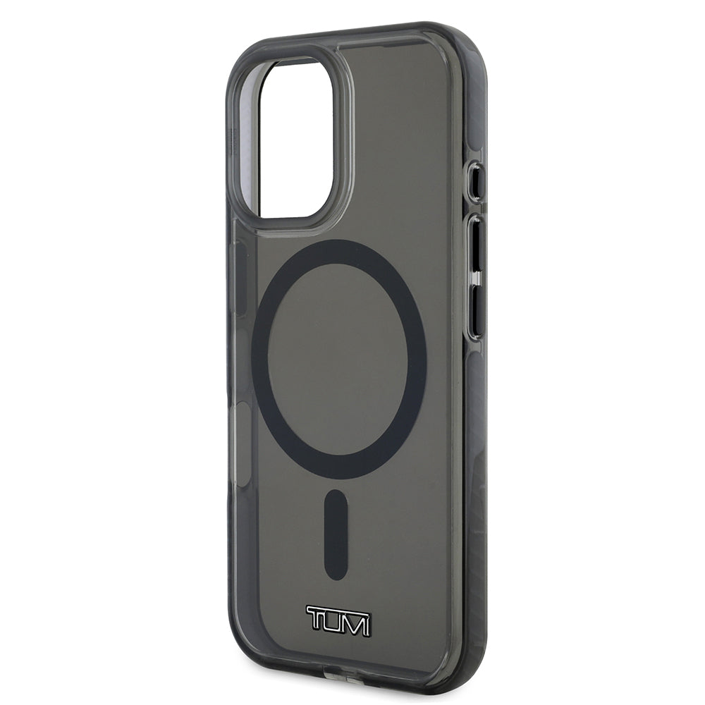 Apple iPhone 16 Case TUMI Original Licensed M-safe Charging Feature Airbag Transparent Cover Khaki