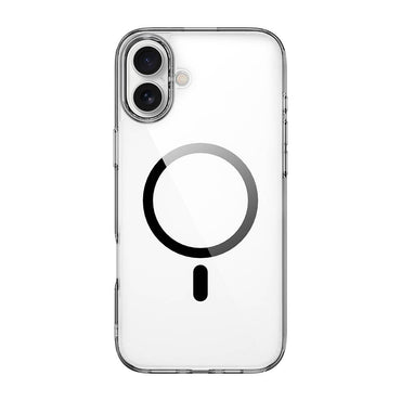 Apple iPhone 16 Kılıf Wiwu MCC-101 iShield Pro Serisi M-safe Şarj Özellikli Crystal Sert PC Kapak