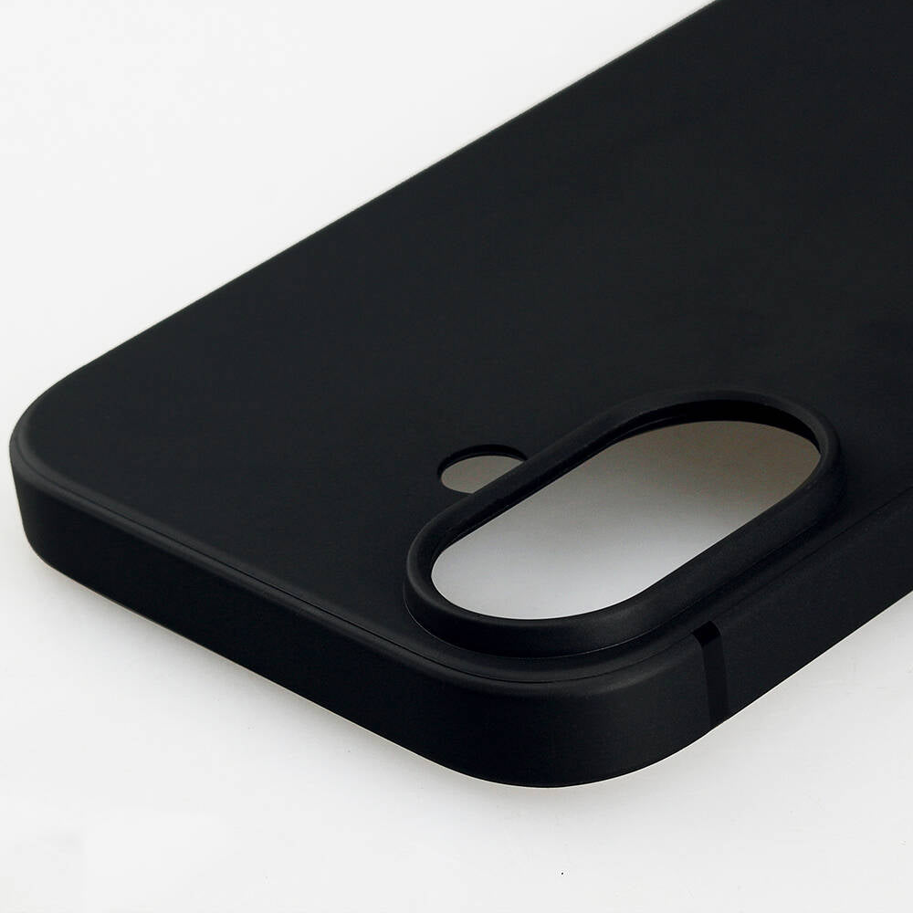 Apple iPhone 16 Case Zore Imax Silicone Black