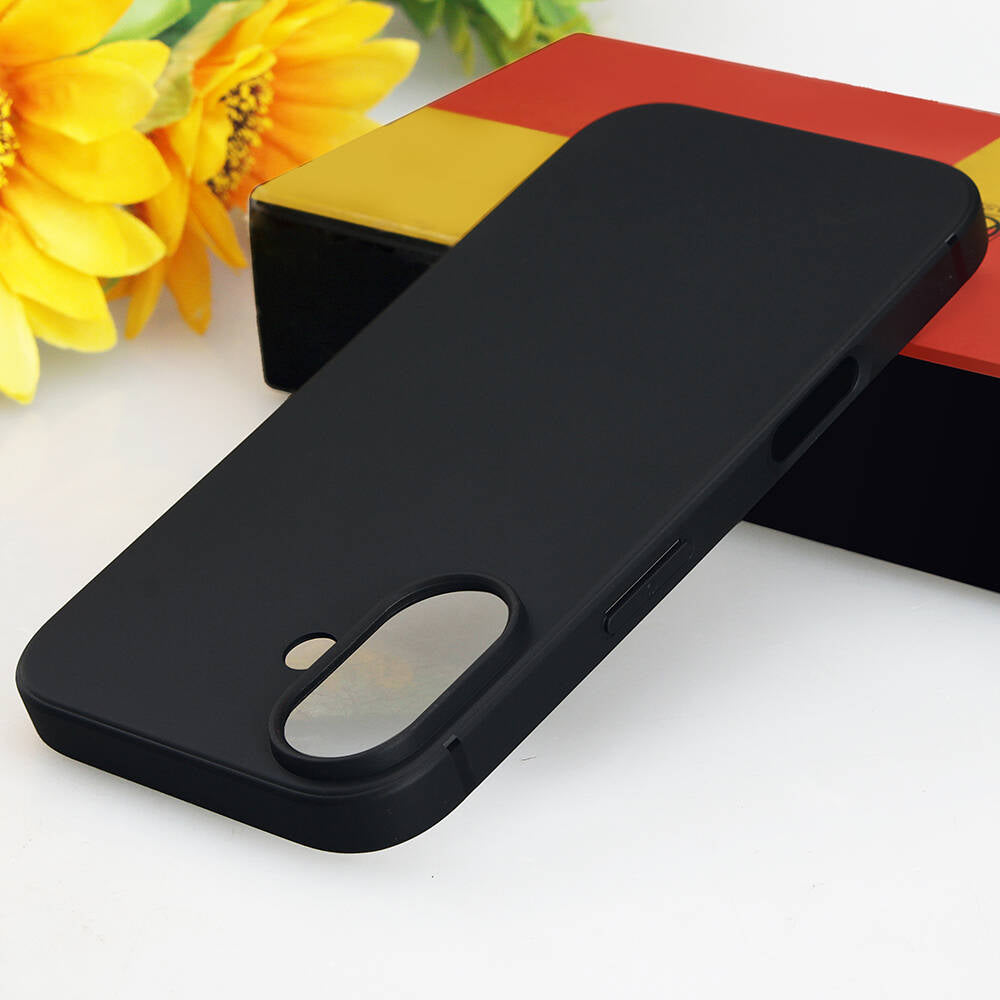 Apple iPhone 16 Case Zore Imax Silicone Black