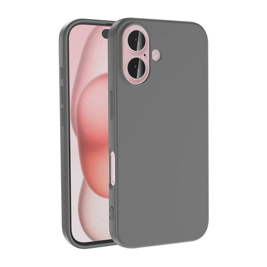 Apple iPhone 16 Case Zore LSR Launch Cover Titanium-Grey