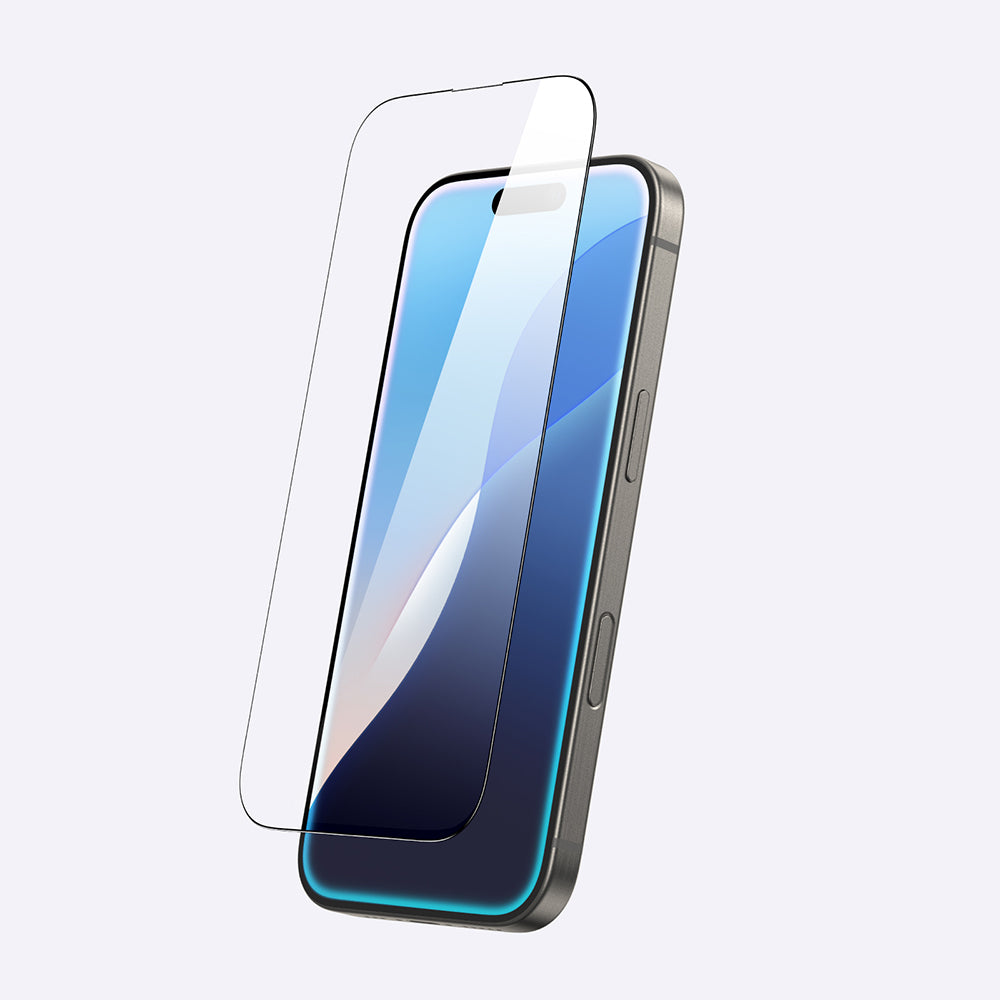 Apple iPhone 16 Plus Amazingthing Radix Anti-Fingerprint Tempered Glass Screen Protector Black