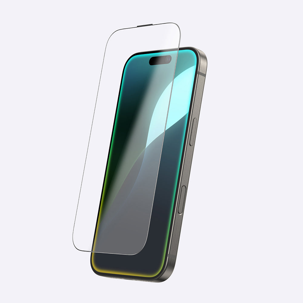 Apple iPhone 16 Plus Amazingthing Titan Matte Fingerprint-Free Tempered Glass Screen Protector Black