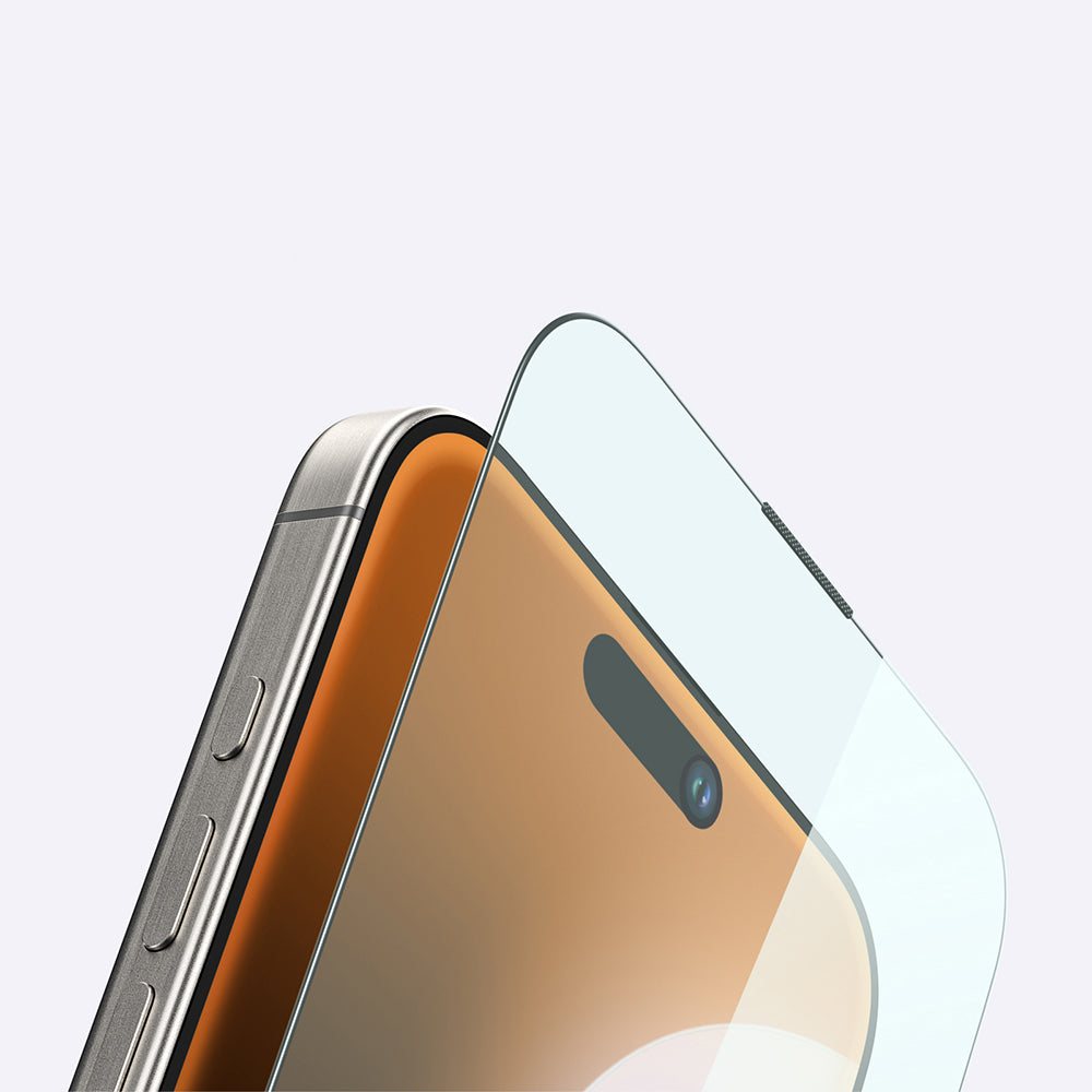 Apple iPhone 16 Plus Amazingthing Titan Max Anti-Fingerprint Tempered Glass Screen Protector Black