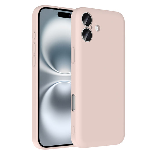 Apple iPhone 16 Plus Case with Camera Protection and Card Holder Zore Vitra Cover Pink