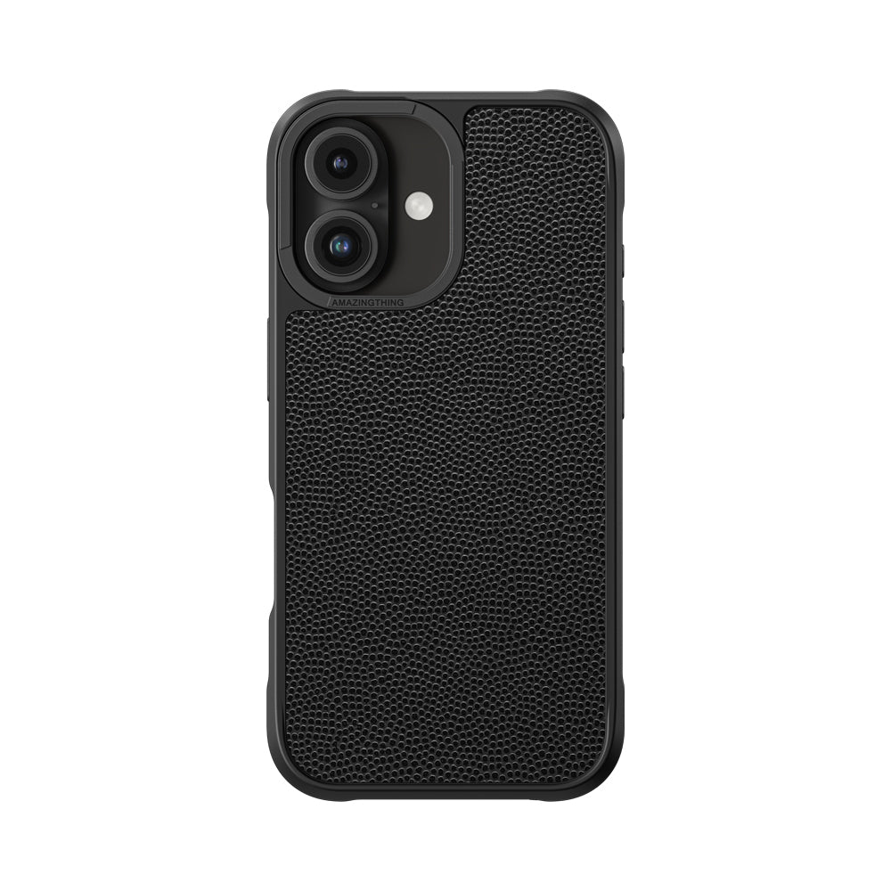 Apple iPhone 16 Plus Case M-safe Charging Feature Amazingthing Glamour Series Cover Black