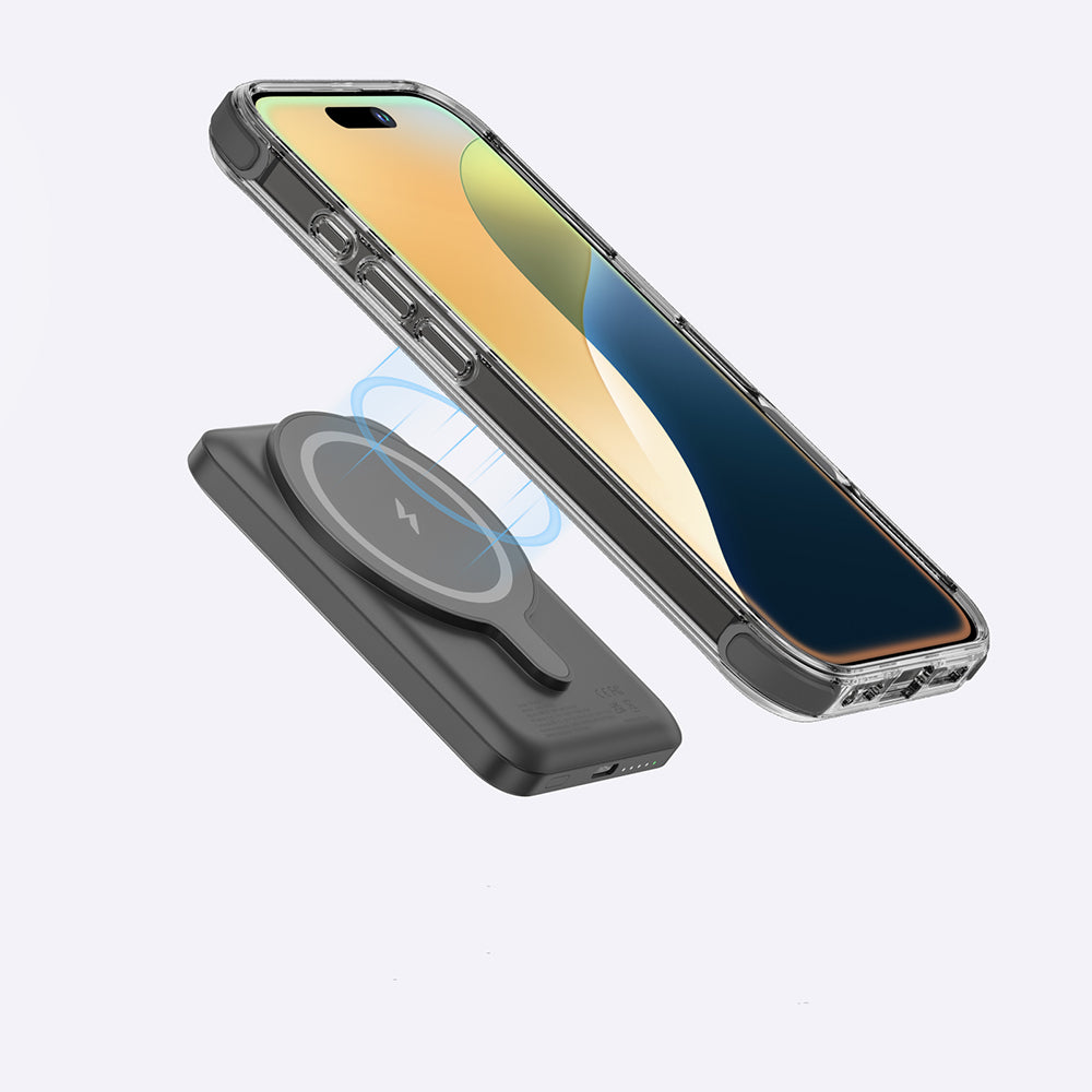 Apple iPhone 16 Plus Case M-safe Charging Feature Amazingthing Omni Series Cover Black