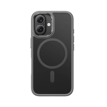 Apple iPhone 16 Plus Kılıf M-safe Şarj Özellikli Benks Mist Protective Kapak Gri
