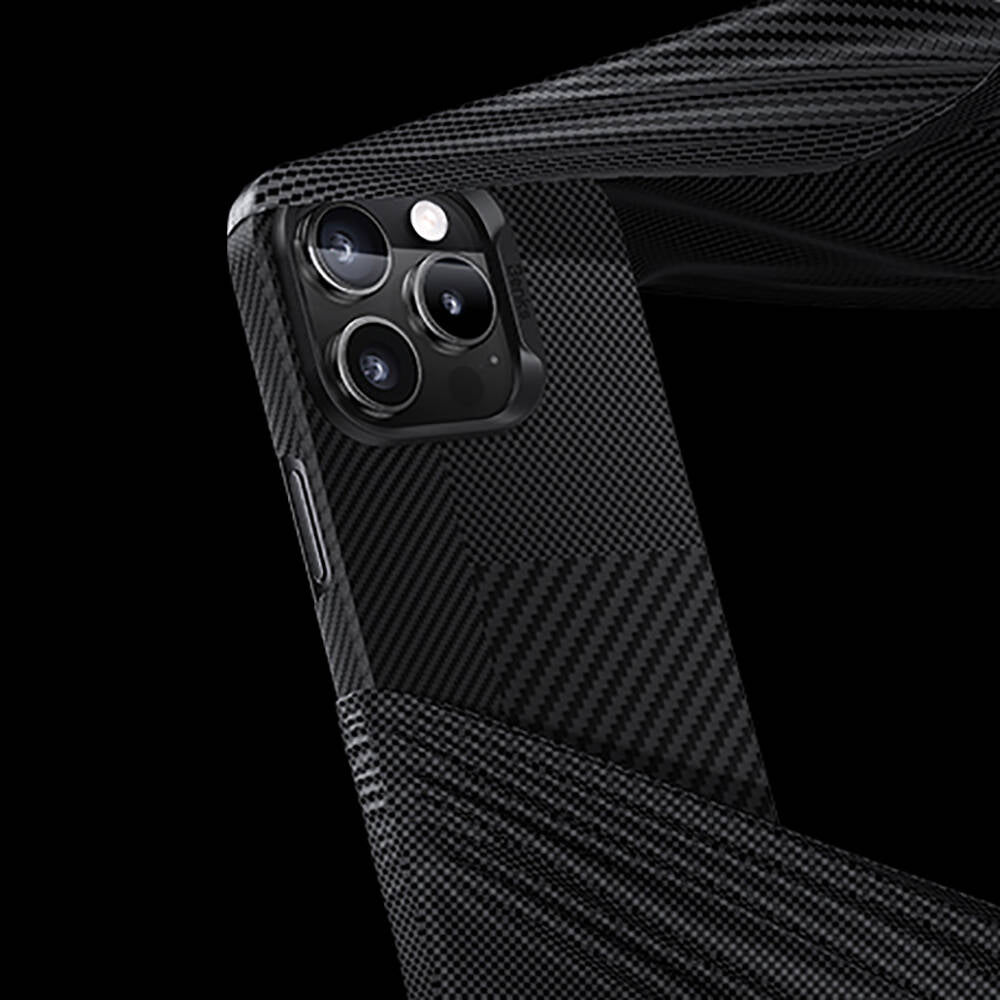 Apple iPhone 16 Plus Case M-safe Charging Carbon Fiber Benks Montage ArmorAir Kevlar Cover Black