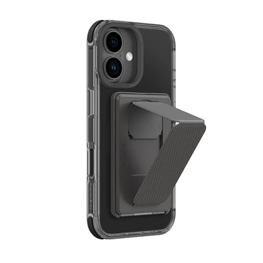 Apple iPhone 16 Plus Case M-safe Charging Stand Set Amazingthing Omni Adventure Series Cover Black