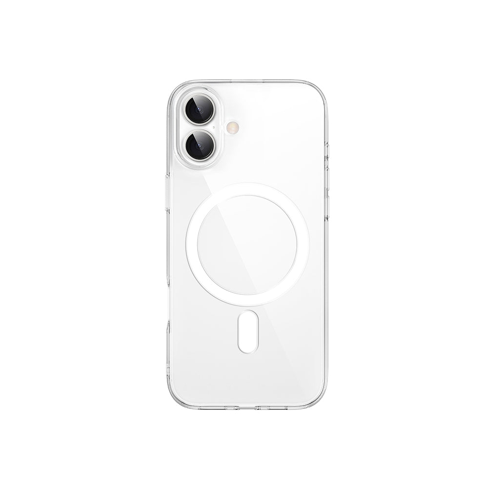 Apple iPhone 16 Plus Case M-safe Charging Feature Wiwu YXK-207 Invisible Pro Hard PC Cover Transparent