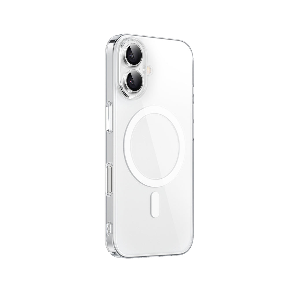 Apple iPhone 16 Plus Case M-safe Charging Feature Wiwu YXK-207 Invisible Pro Hard PC Cover Transparent