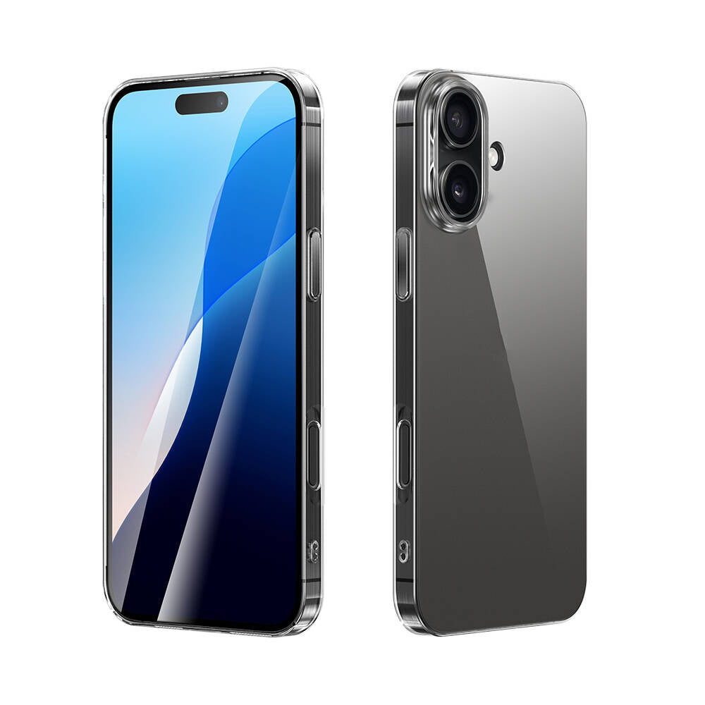 Apple iPhone 16 Plus Case Zore Vonn Transparent Cover