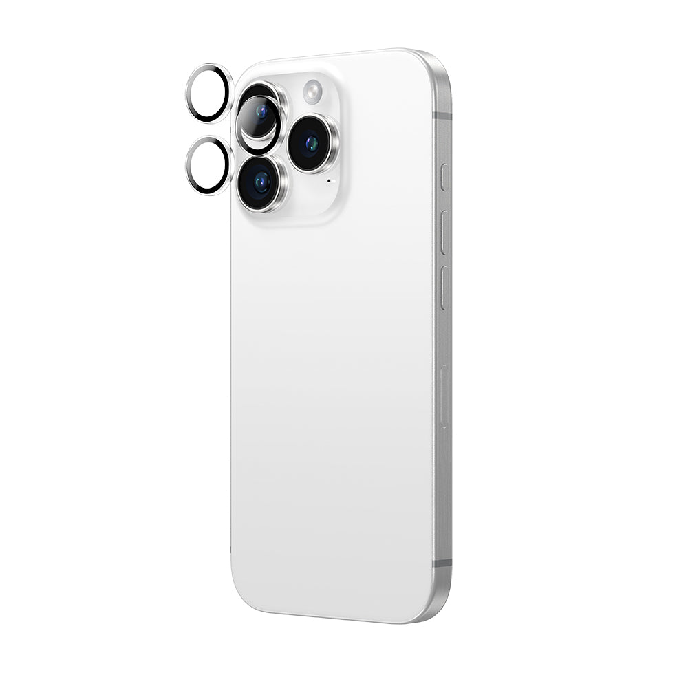 Apple iPhone 16 Pro Amazingthing Anti-Reflective Camera Lens Protector + Easy Application Tool Silver