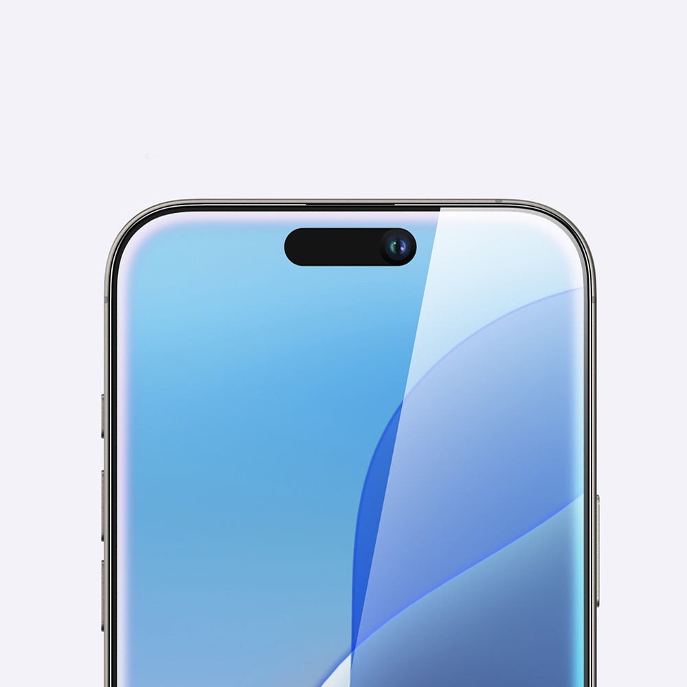 Apple iPhone 16 Pro Amazingthing Radix Parmak İzi Bırakmayan Temperli Cam Ekran Koruyucu Siyah