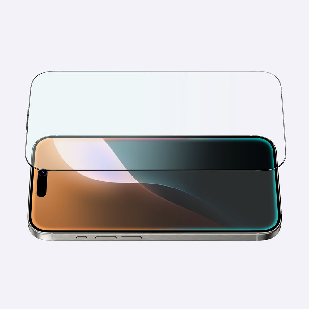 Apple iPhone 16 Pro Amazingthing Titan Max Anti-Fingerprint Tempered Glass Screen Protector Black
