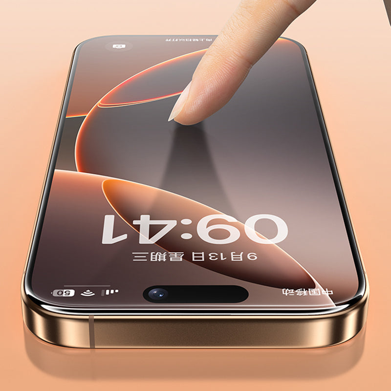 Apple iPhone 16 Pro Benks 0.3mm InvisiWarrior Ekranı Tam Kaplayan Full Şeffaf Ekran Koruyucu Şeffaf