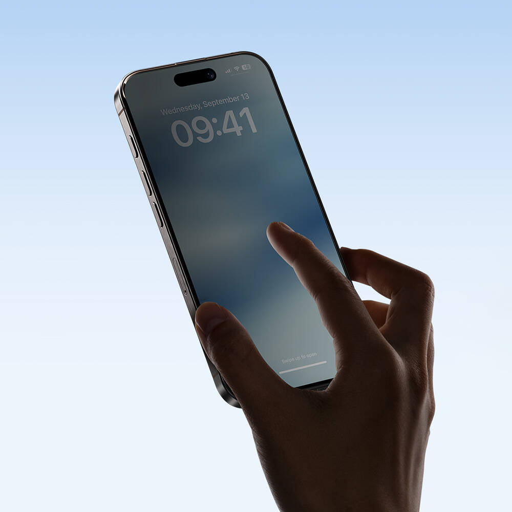 Apple iPhone 16 Pro Benks Ultra Shield 0.3mm Privacy Ekran Koruyucu + Kolay Uygulama Aparatlı Siyah
