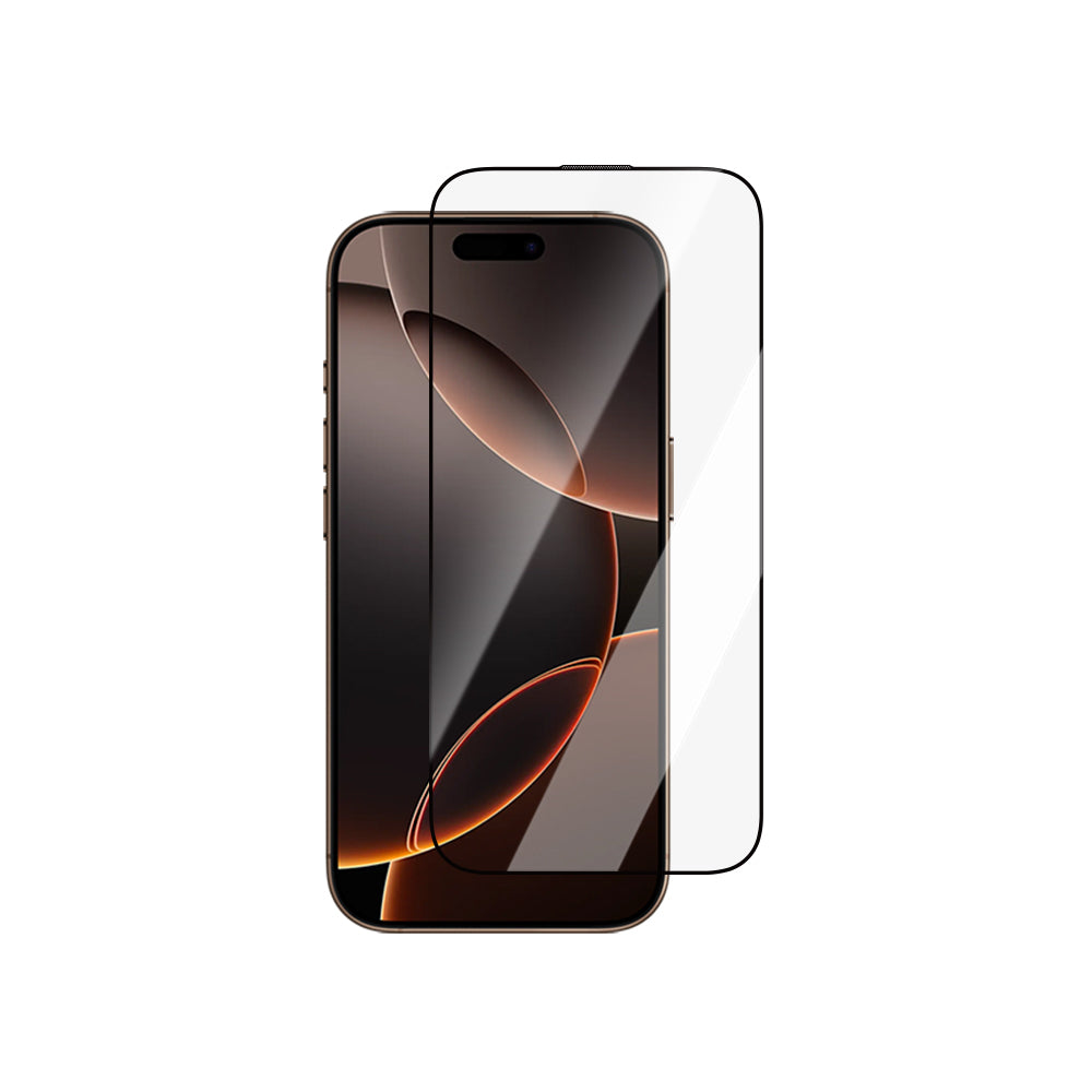 Apple iPhone 16 Pro CaseWorld Armor Serisi Eyesafe Teknolojili 0.15mm 3D Temperli Cam Ekran Koruyucu + Uygulama Aparatlı