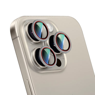 Apple iPhone 16 Pro CaseWorld Karbon Fiber Serisi Anti Reflective Ultra Clear Kamera Lens Koruyucu