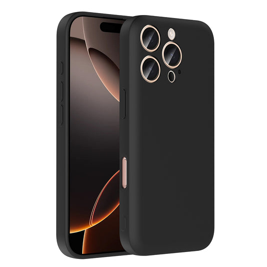 Apple iPhone 16 Pro Case Camera Protection Card Holder Zore Vitra Cover Black