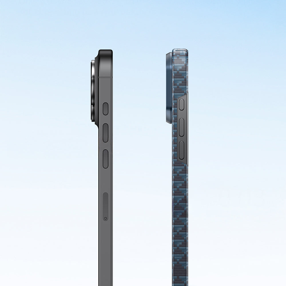 Apple iPhone 16 Pro Kılıf M-safe Şarj Özellikli Raptic Aramid Skin Origin Serisi Kapak Kahverengi