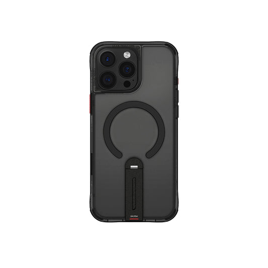 Apple iPhone 16 Pro Case M-safe Charging Feature 360 Degree Rotating Stand Skinarma Helix Cover Black
