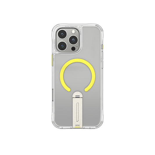Apple iPhone 16 Pro Case M-safe Charging Feature 360 Degree Rotating Stand Skinarma Helix Cover Transparent